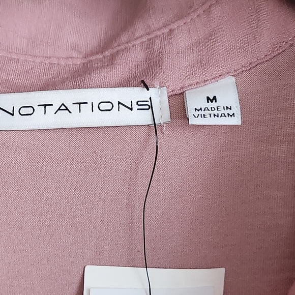 Notations Pink Sleeveless Blouse - Picture 2 of 5